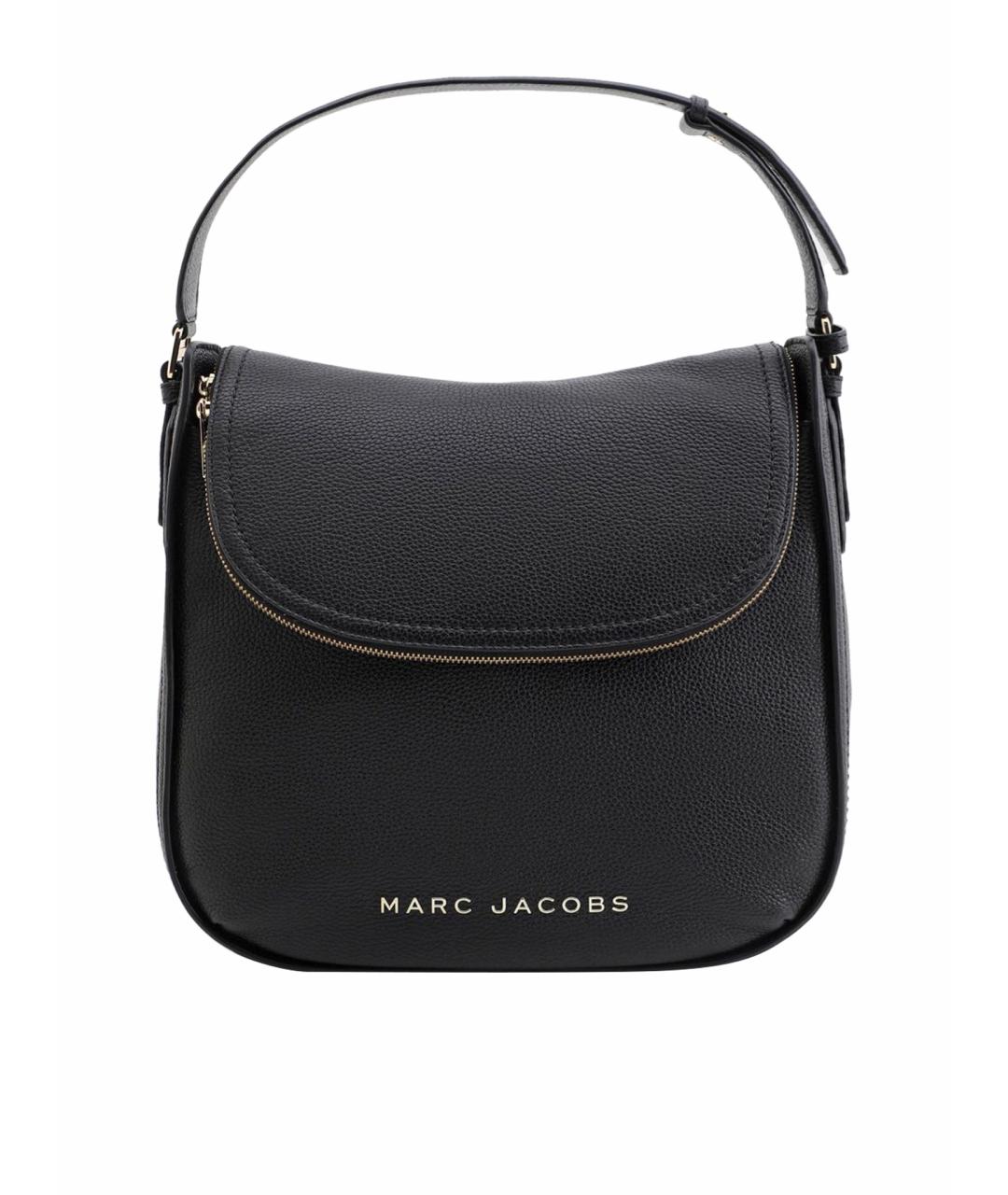 MARC JACOBS Черная кожаная сумка через плечо, фото 1