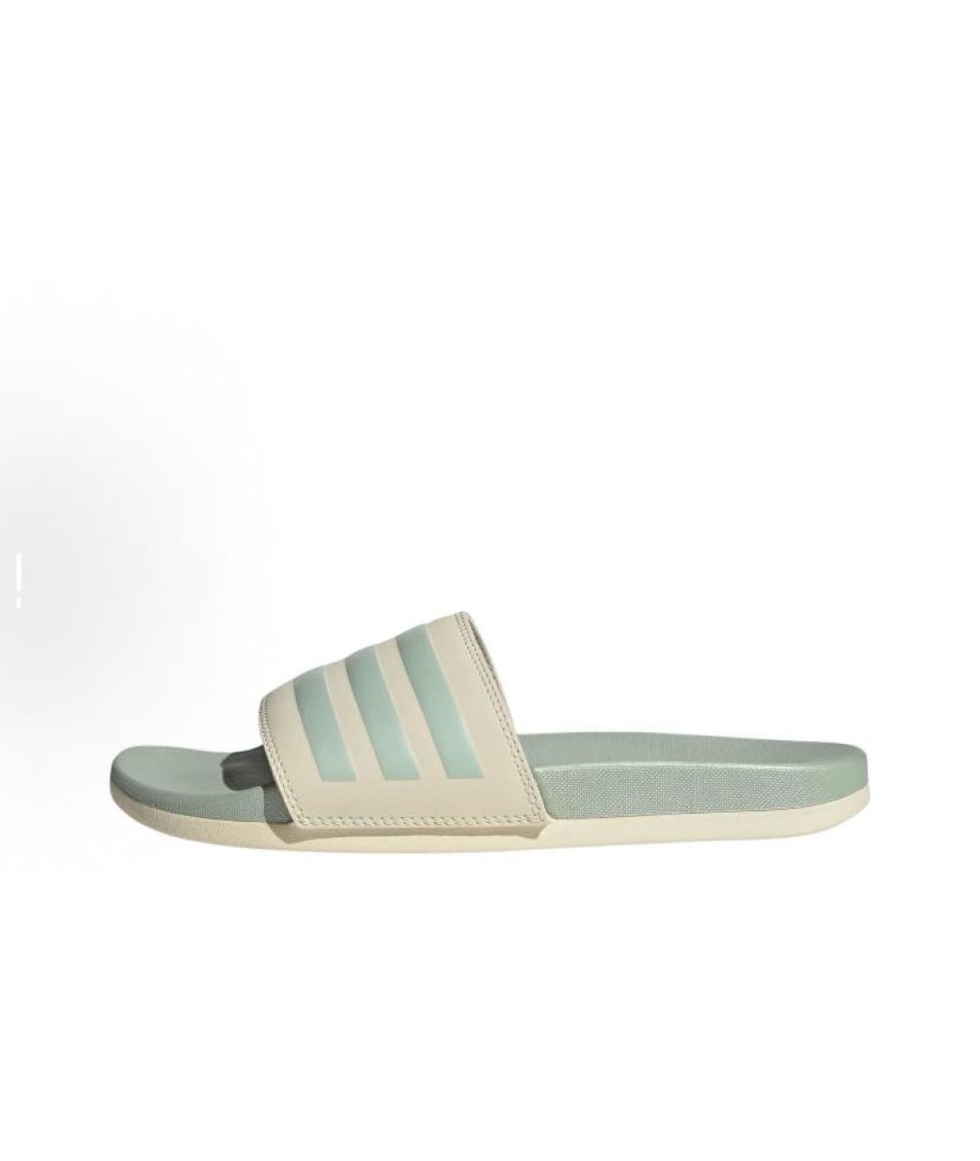 ADIDAS Салатовые резиновые шлепанцы, фото 3