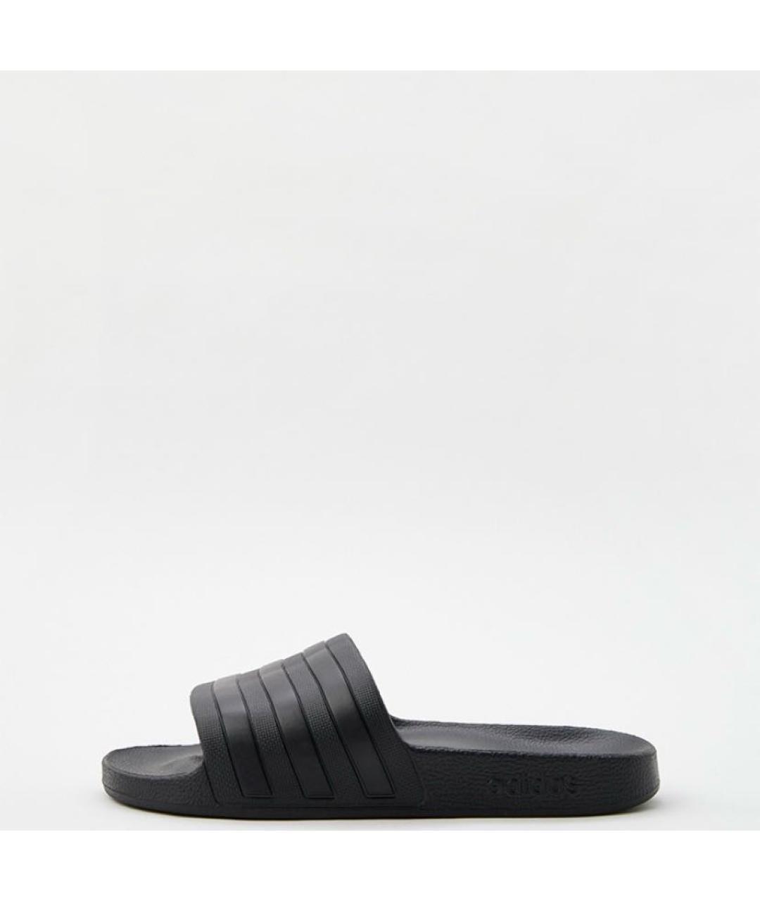 ADIDAS Черные резиновые шлепанцы, фото 2