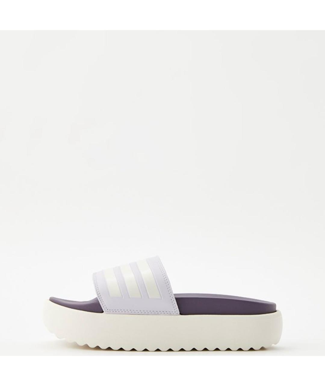ADIDAS Фиолетовые резиновые шлепанцы, фото 2