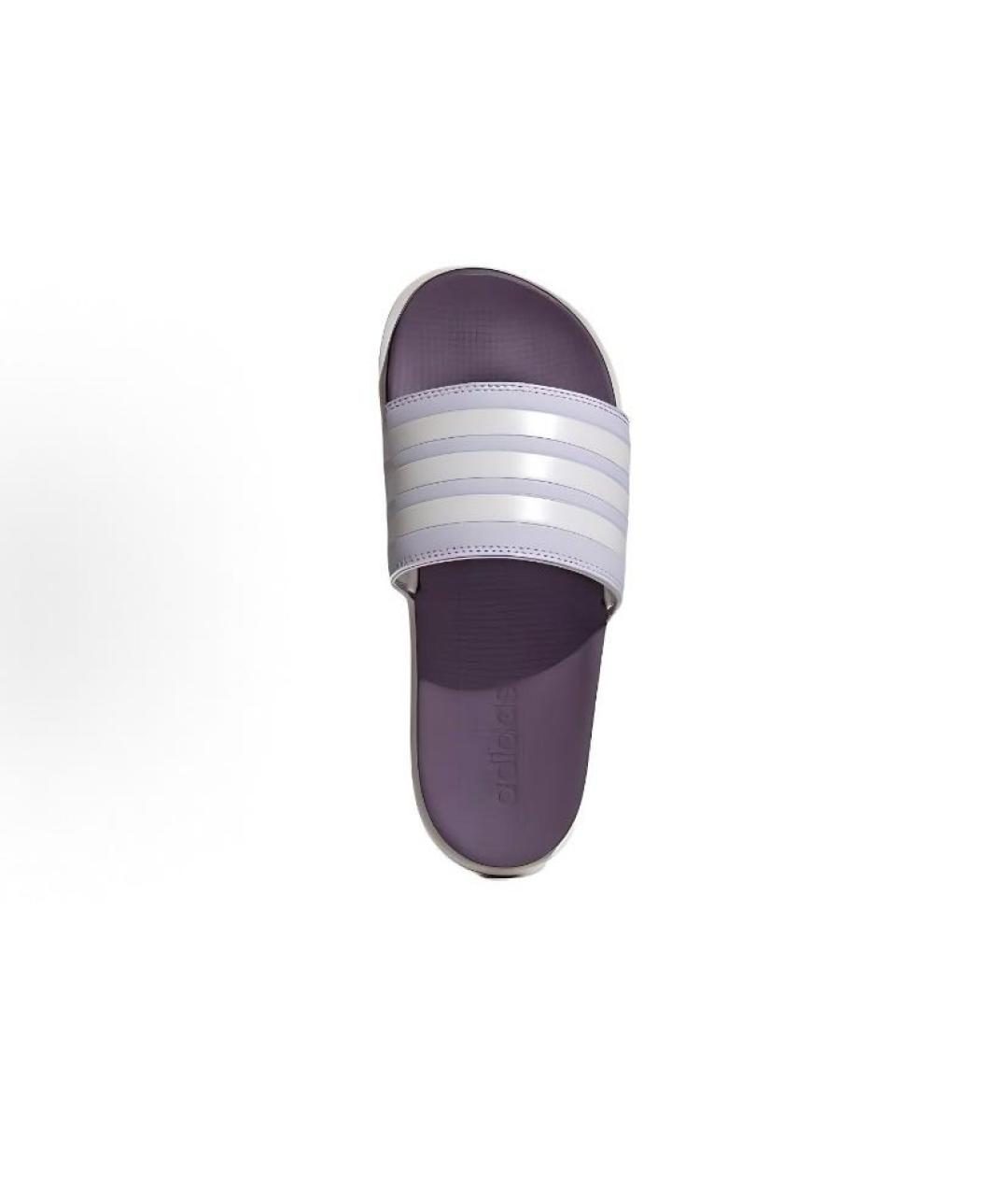 ADIDAS Фиолетовые резиновые шлепанцы, фото 5