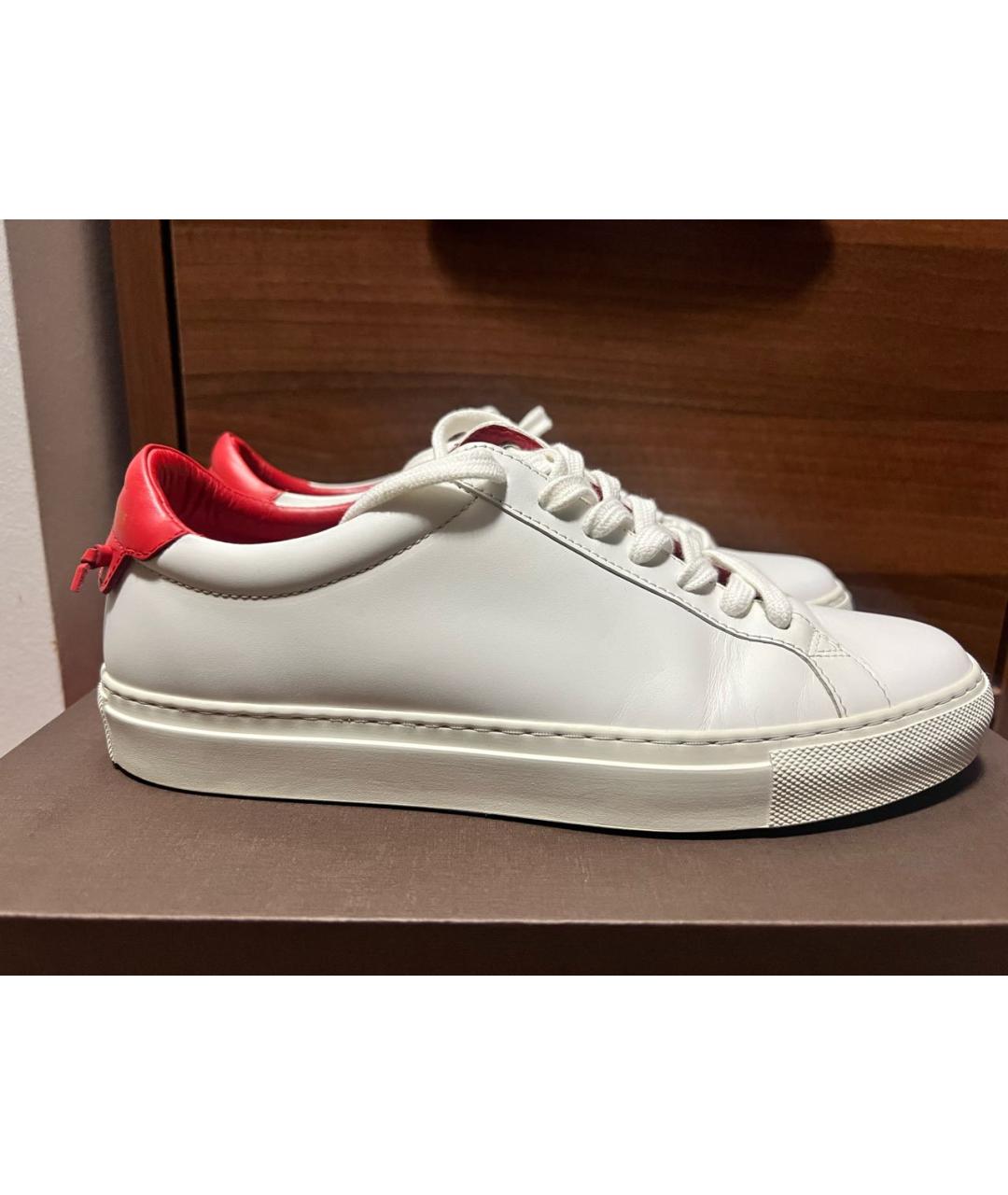 GIVENCHY Белые кожаные кроссовки, фото 8
