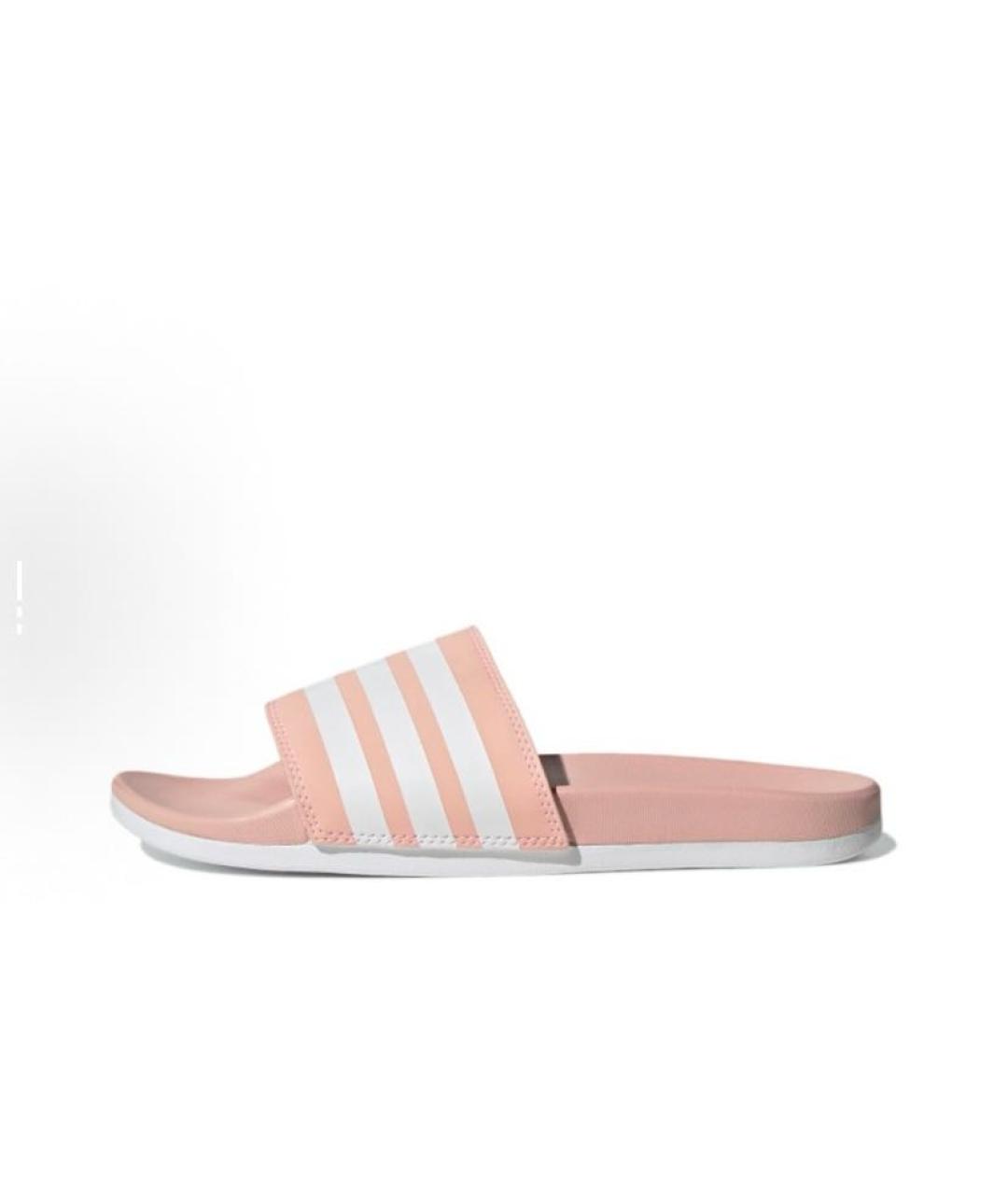 ADIDAS Розовые резиновые шлепанцы, фото 3