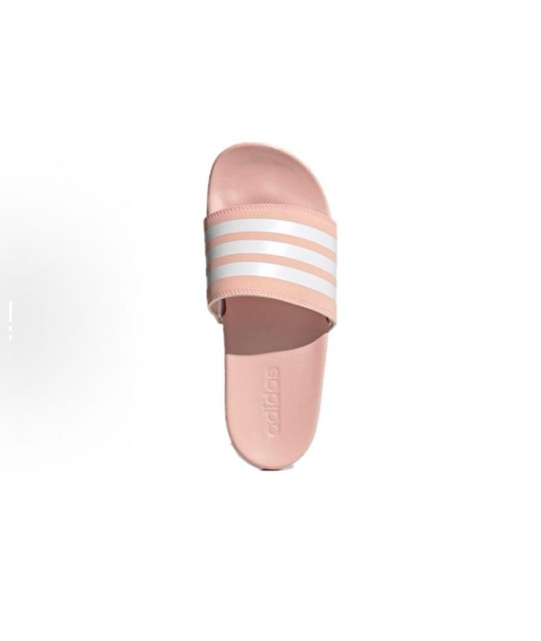 ADIDAS Розовые резиновые шлепанцы, фото 5