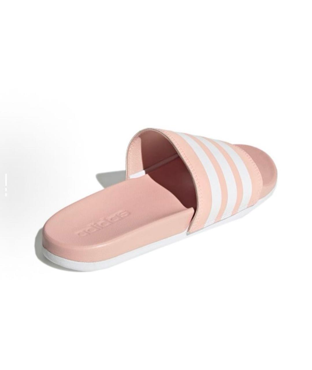 ADIDAS Розовые резиновые шлепанцы, фото 4