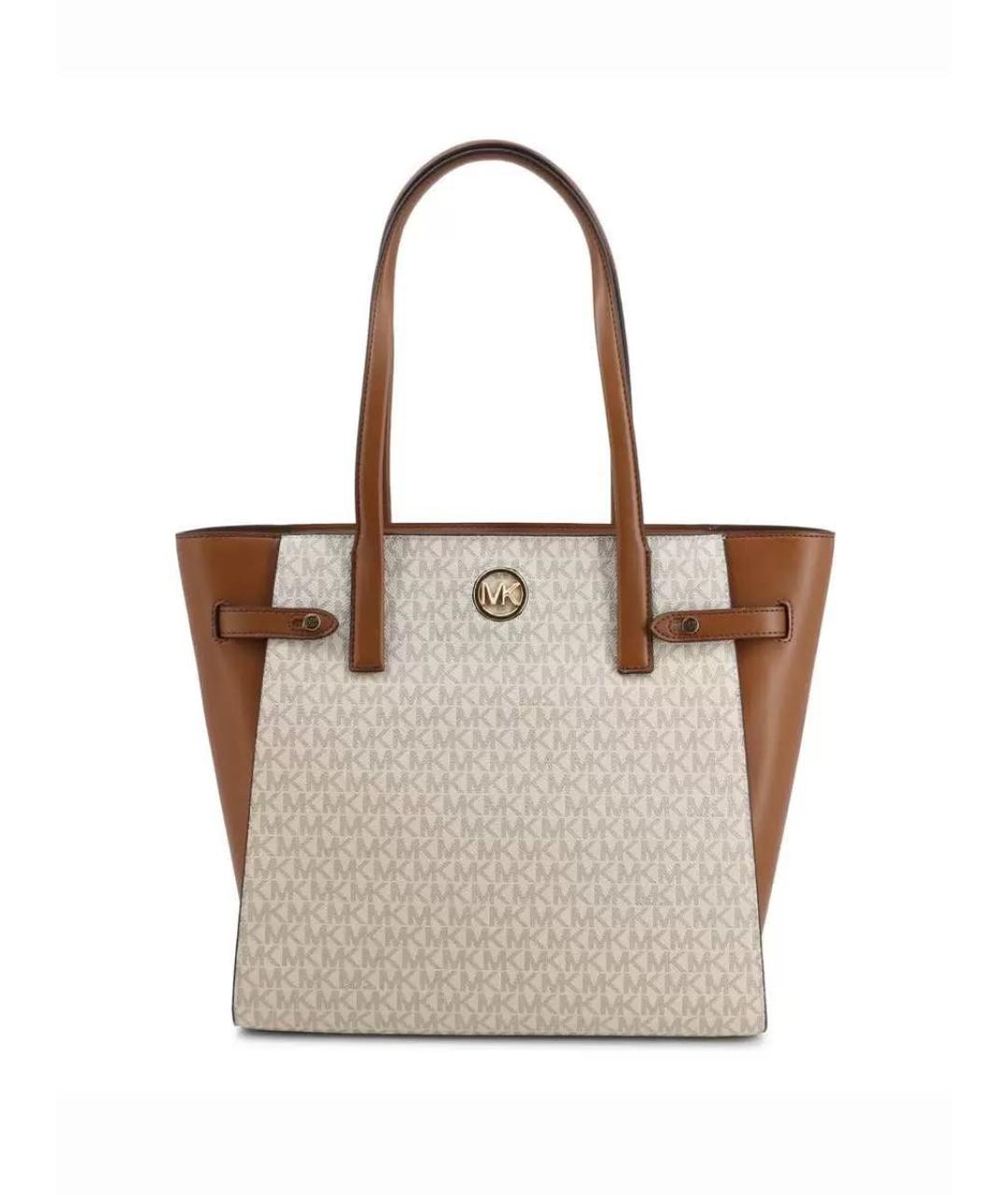 MICHAEL KORS Бежевая сумка тоут, фото 9