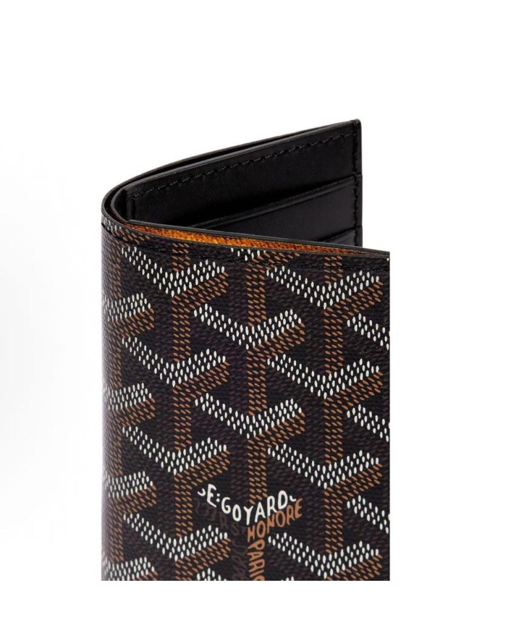 GOYARD Черный кожаный кошелек, фото 3