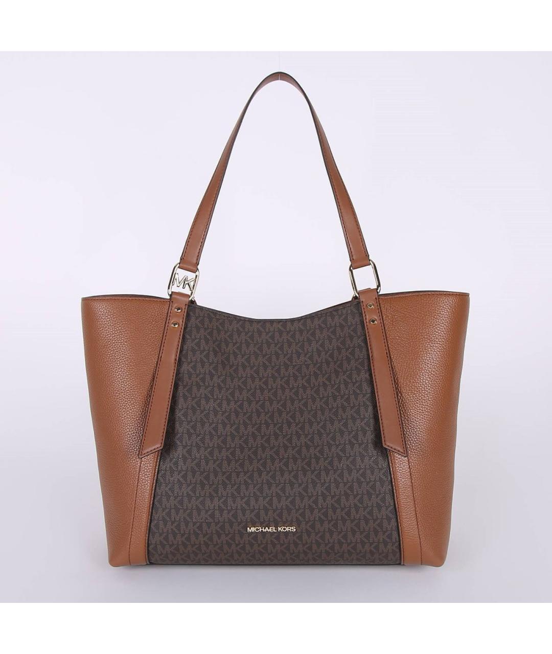MICHAEL KORS Коричневая сумка тоут, фото 9