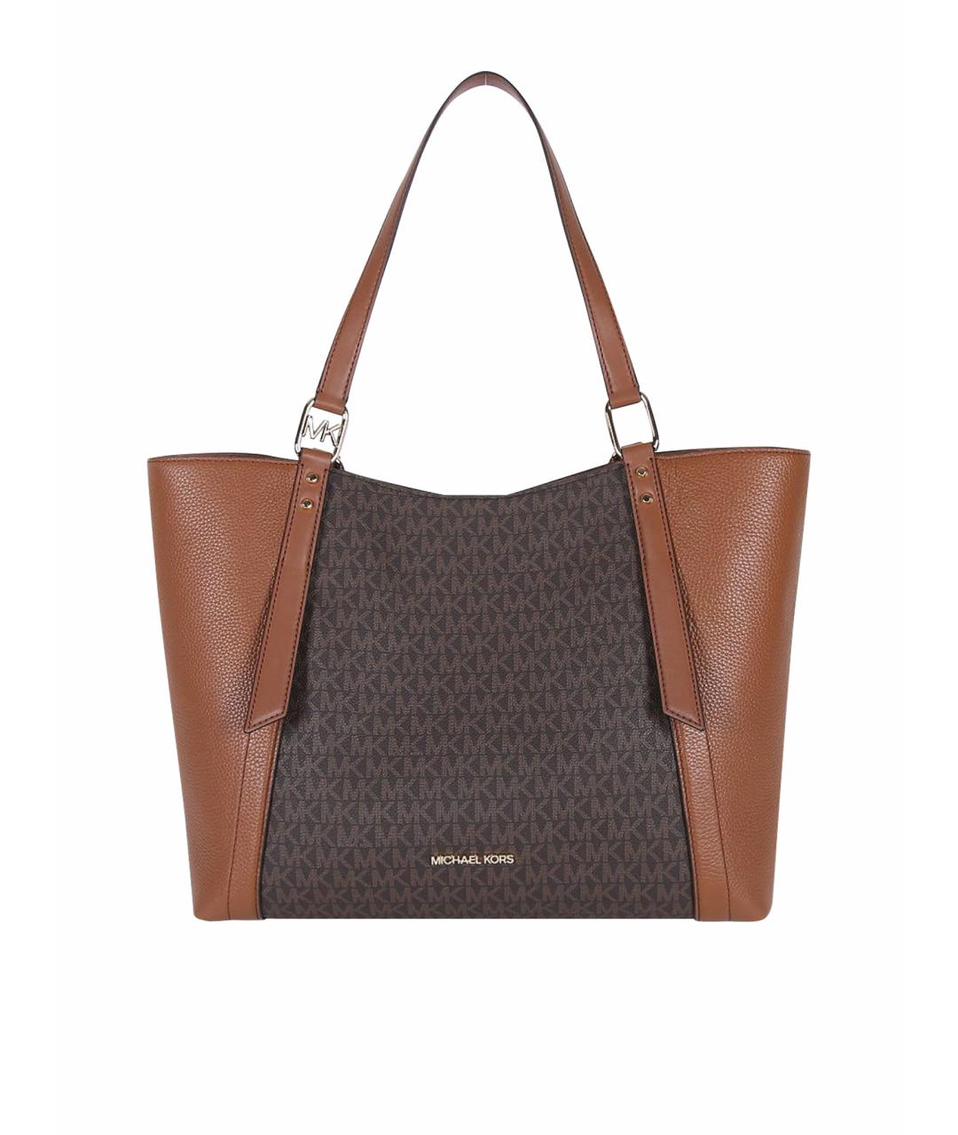 MICHAEL KORS Коричневая сумка тоут, фото 1