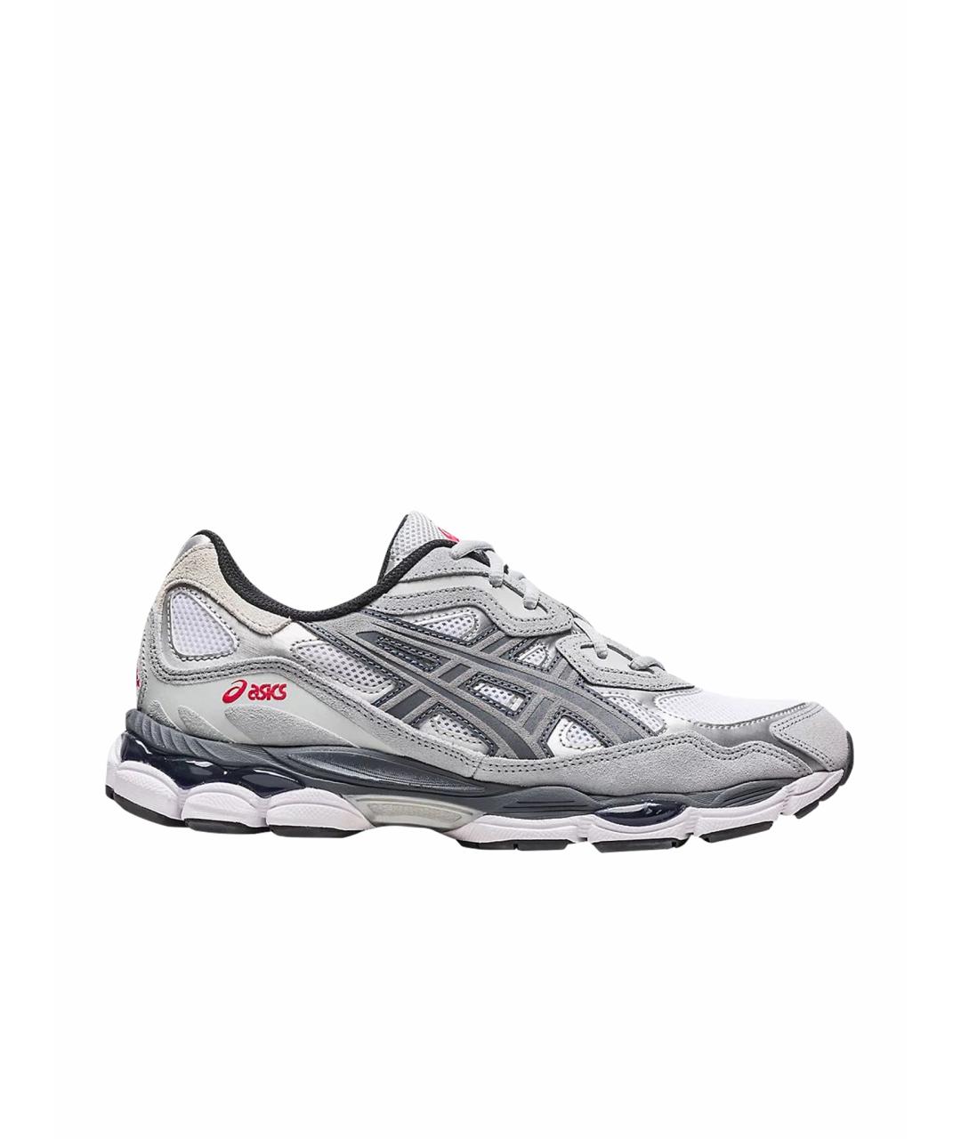ASICS Серые замшевые низкие кроссовки / кеды, фото 1
