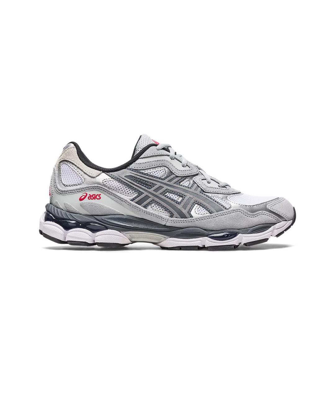 ASICS Серые замшевые низкие кроссовки / кеды, фото 6