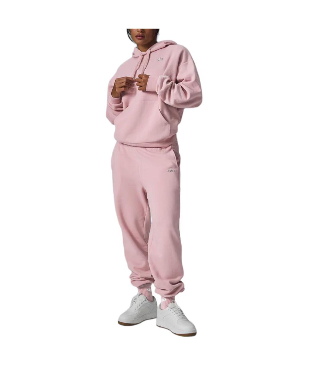 ALO YOGA Розовые спортивные брюки и шорты, фото 2