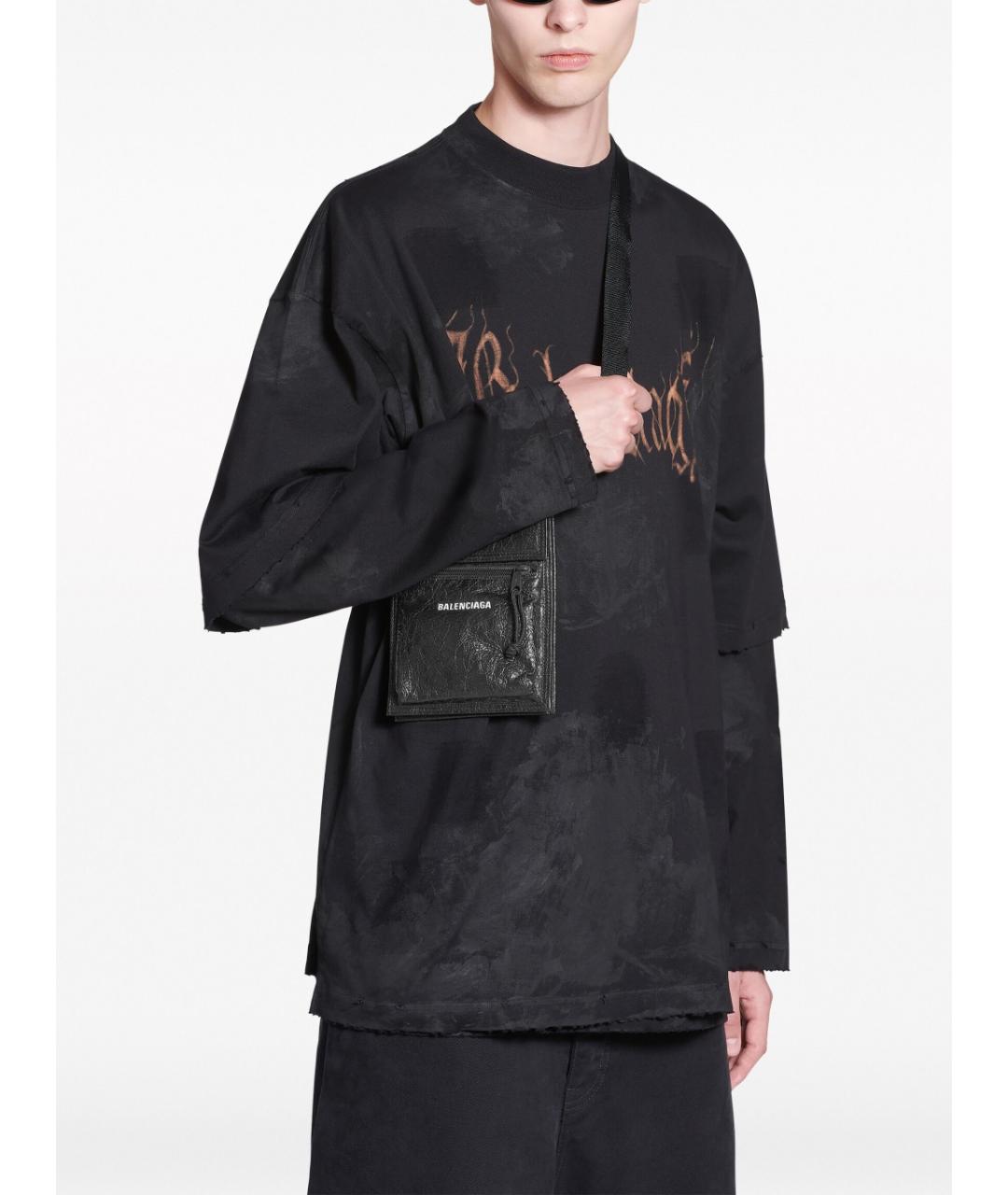 BALENCIAGA Черная сумка на плечо, фото 5