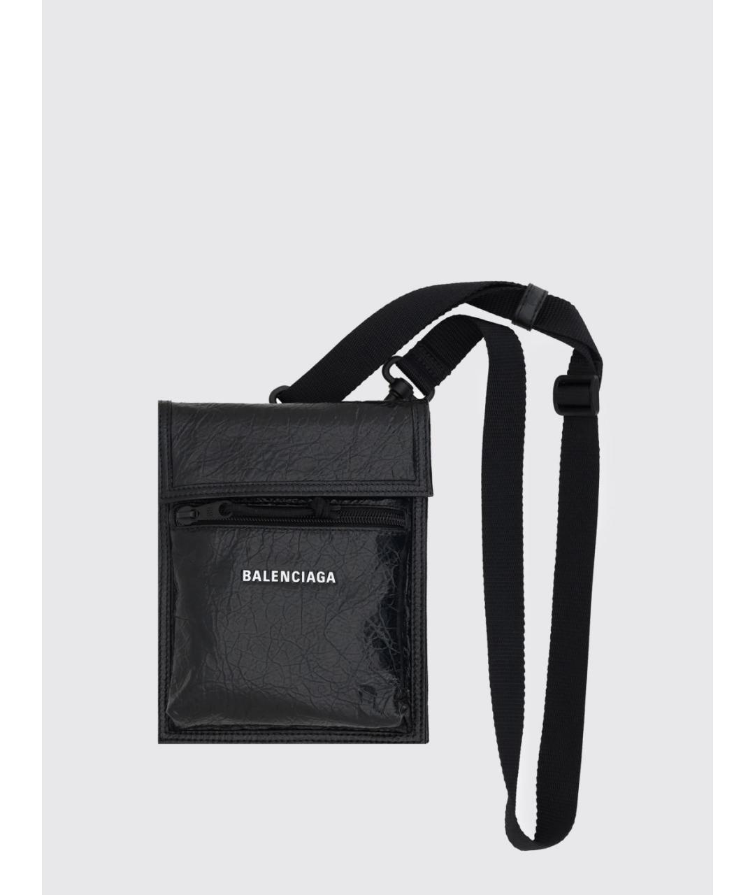 BALENCIAGA Черная сумка на плечо, фото 4