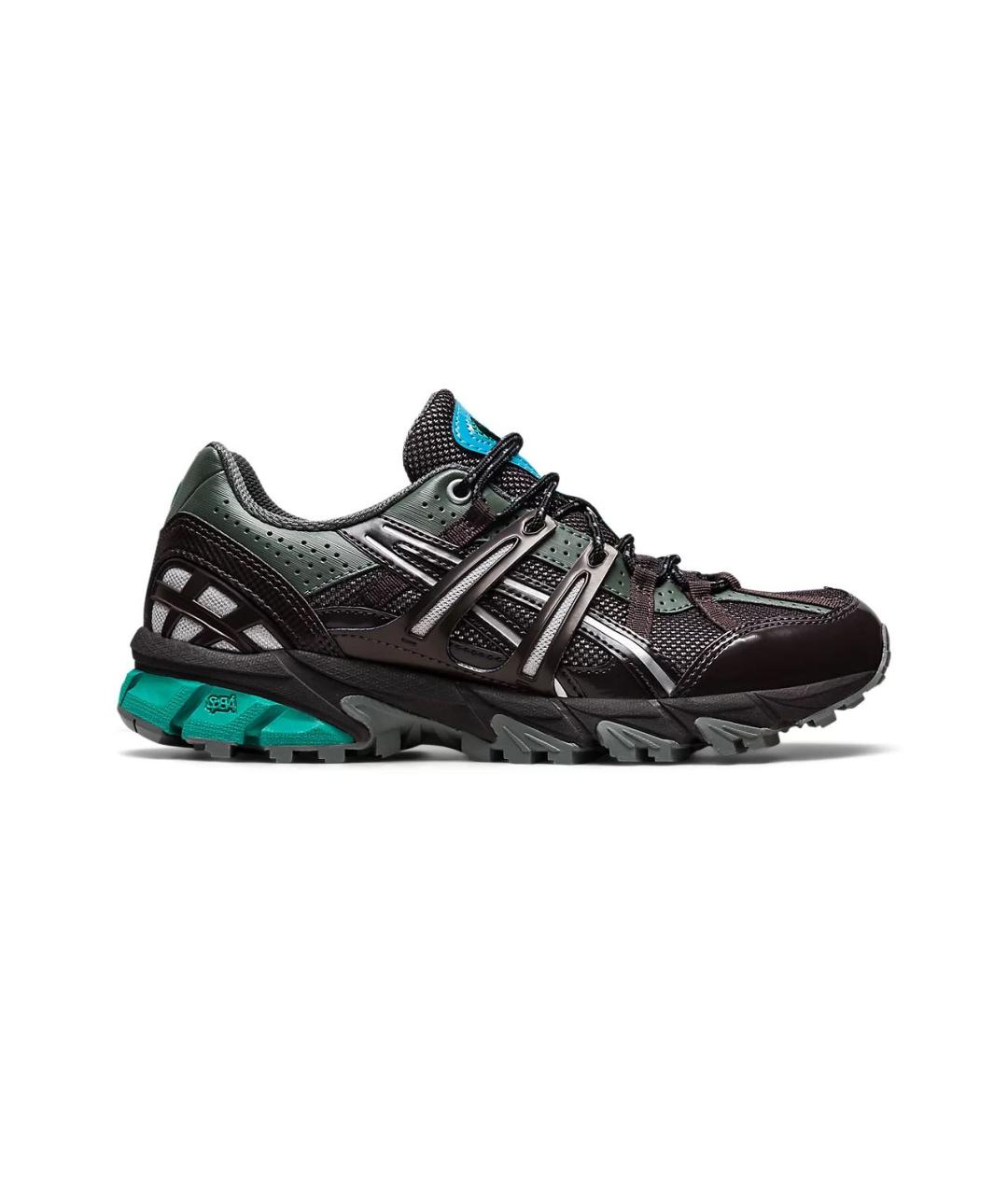 ASICS Черные текстильные низкие кроссовки / кеды, фото 6