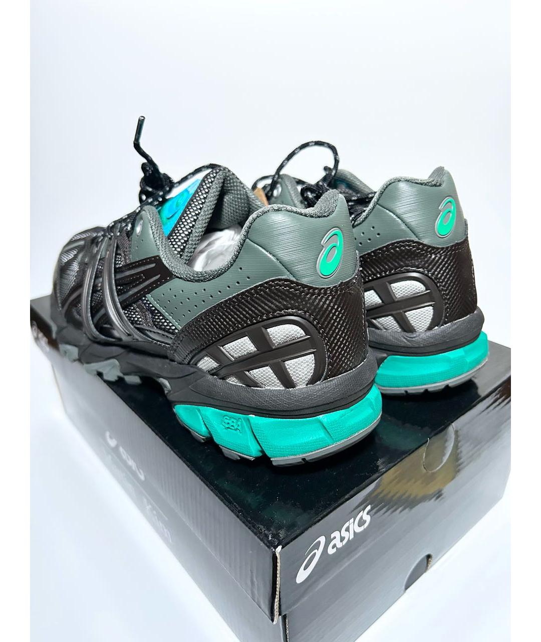 ASICS Черные текстильные низкие кроссовки / кеды, фото 5