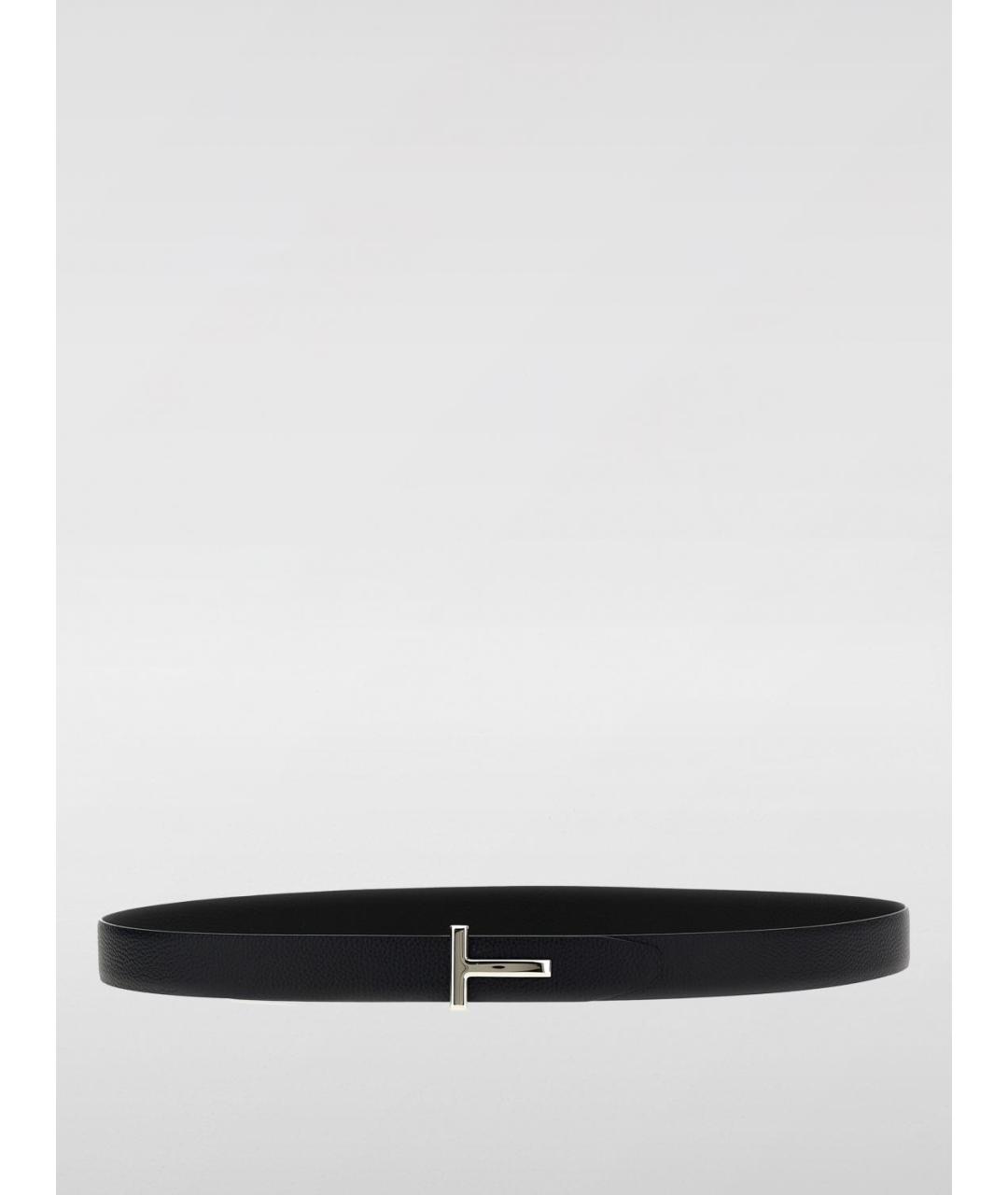 TOM FORD Черный кожаный ремень, фото 3