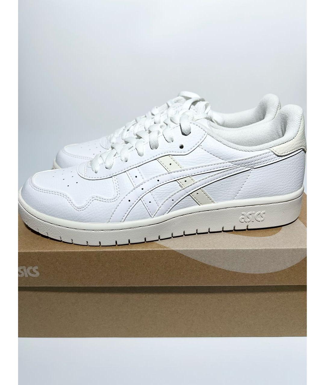 ASICS Белые кожаные низкие кроссовки / кеды, фото 4
