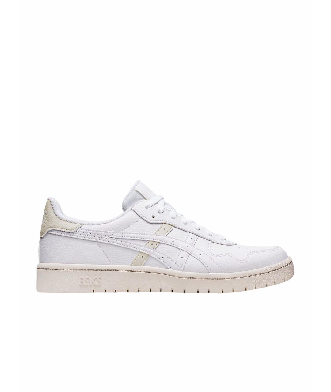 ASICS Белые кожаные низкие кроссовки / кеды, фото 1