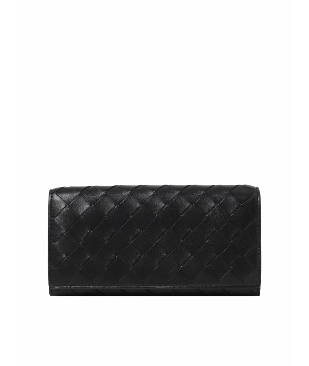 BOTTEGA VENETA Черный кошелек, фото 1
