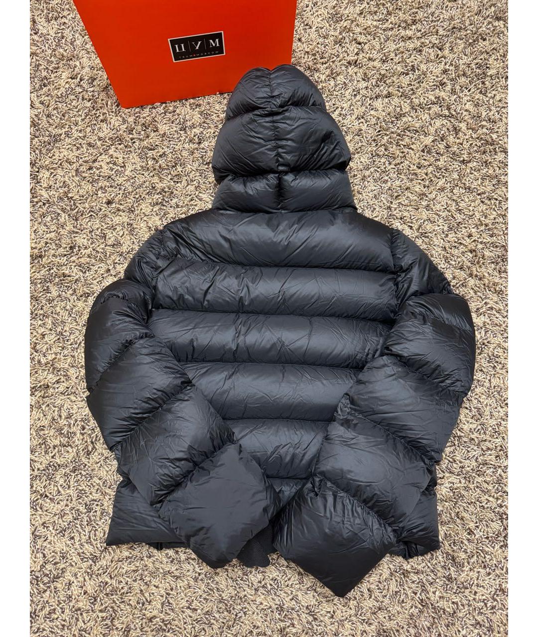 RICK OWENS Черный пуховик, фото 2