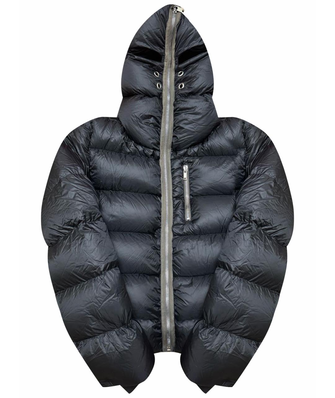 RICK OWENS Черный пуховик, фото 1