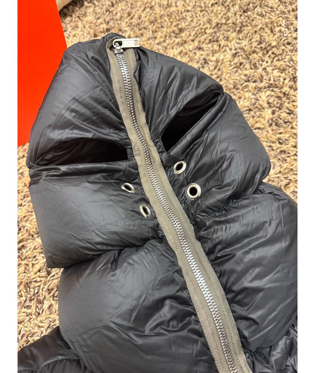 RICK OWENS Черный пуховик, фото 3