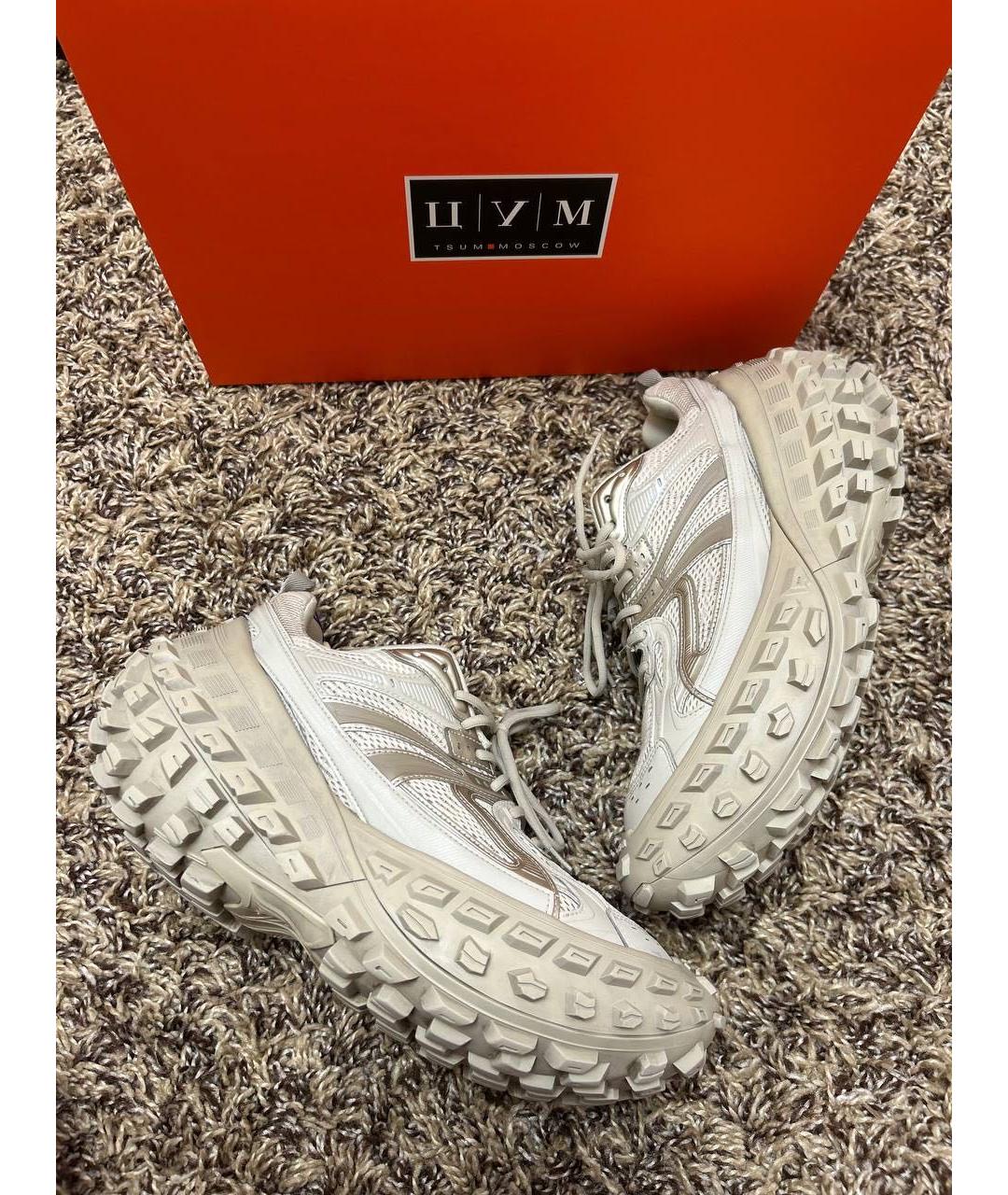 BALENCIAGA Белые низкие кроссовки / кеды, фото 2