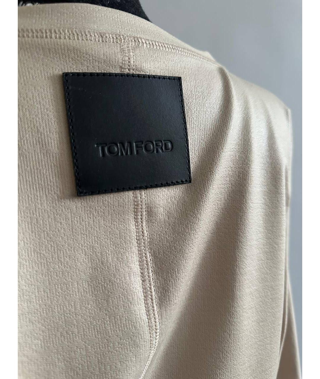 TOM FORD Бежевый костюм с юбками, фото 3