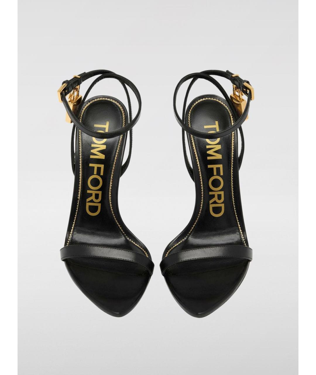 TOM FORD Черные босоножки, фото 3