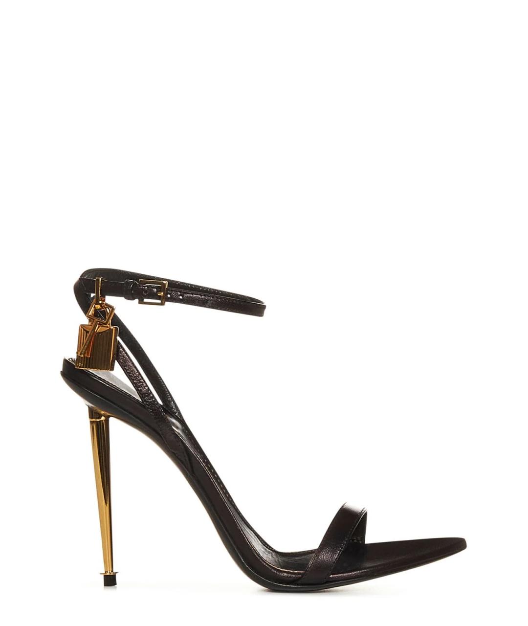 TOM FORD Черные босоножки, фото 1