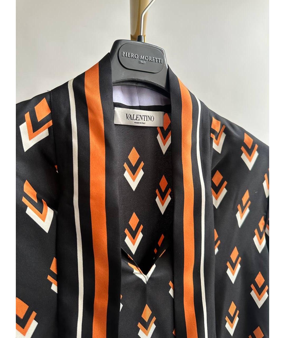 VALENTINO Мульти шелковая блузы, фото 3