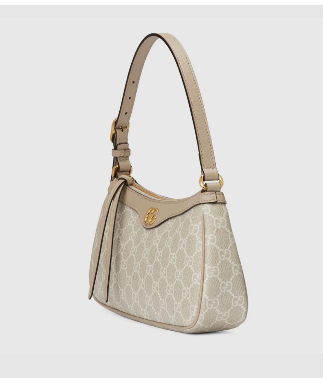 GUCCI Бежевая сумка с короткими ручками, фото 2