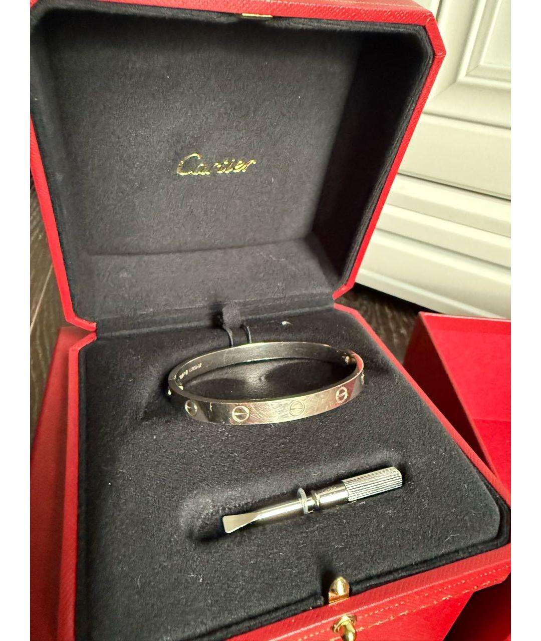 CARTIER Браслет из белого золота, фото 5
