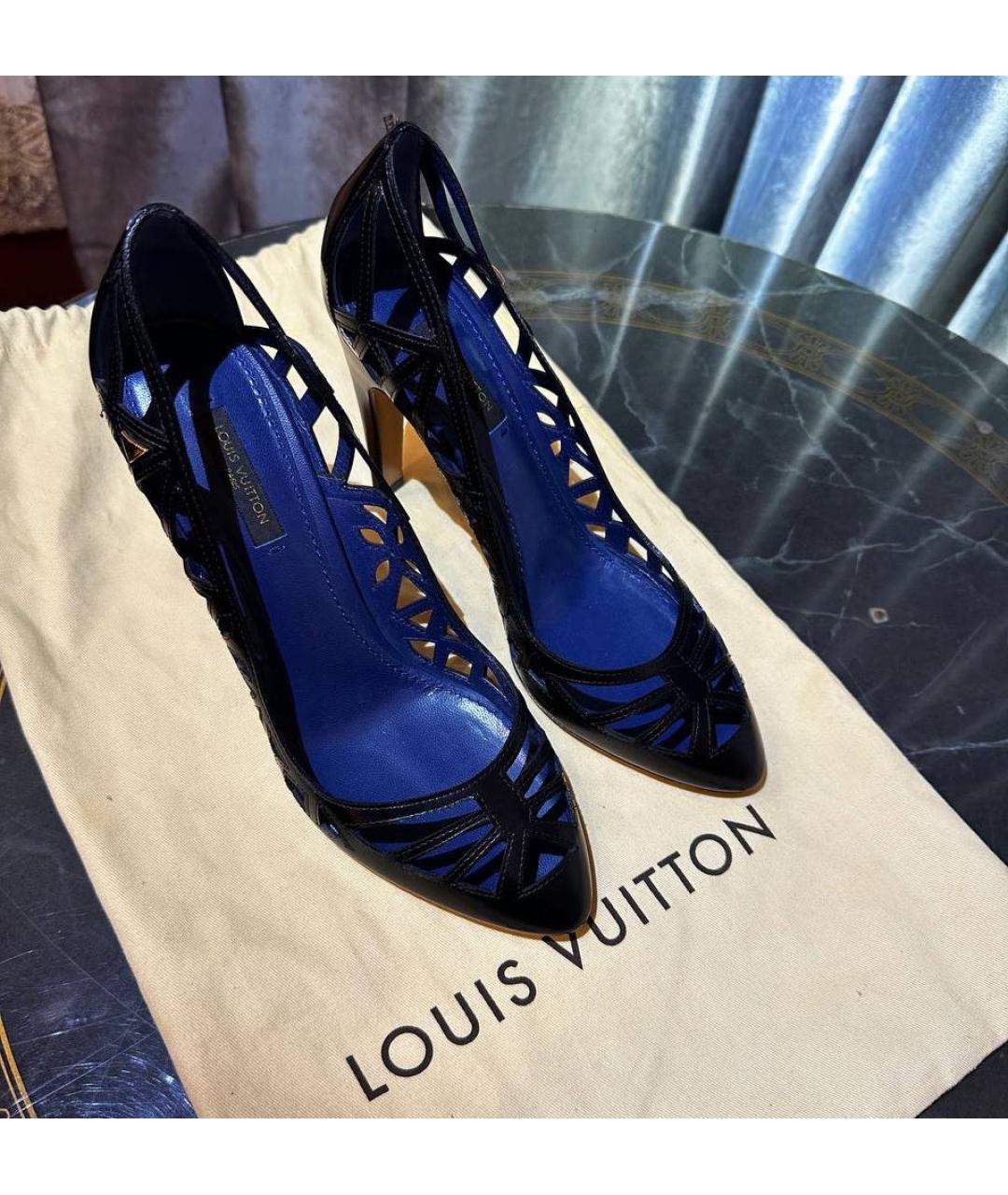 LOUIS VUITTON Черные туфли, фото 2