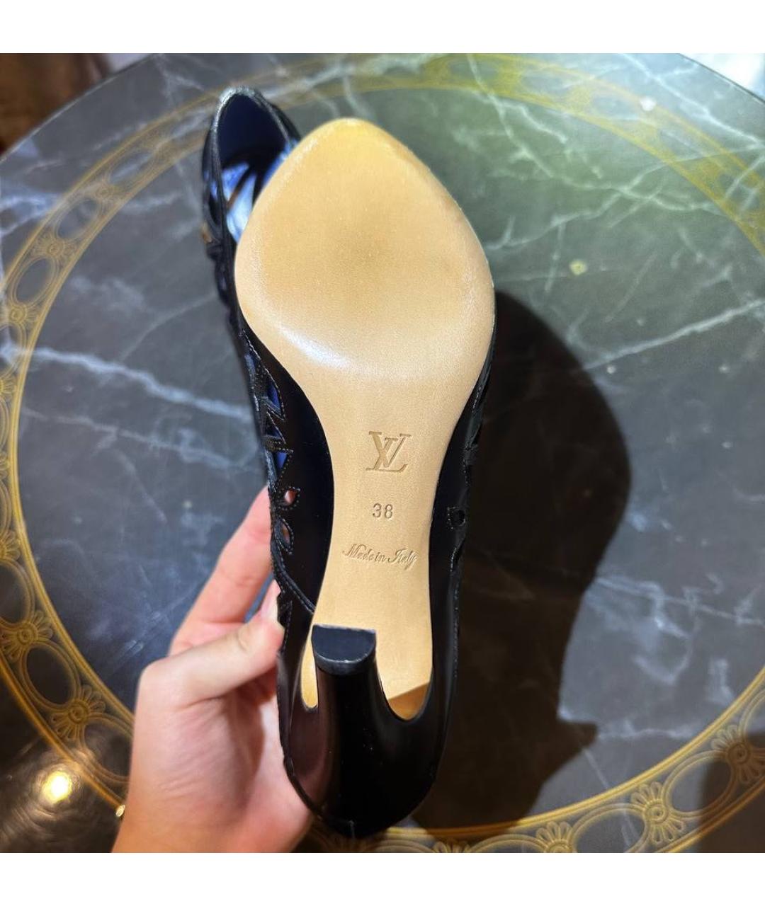 LOUIS VUITTON Черные туфли, фото 4