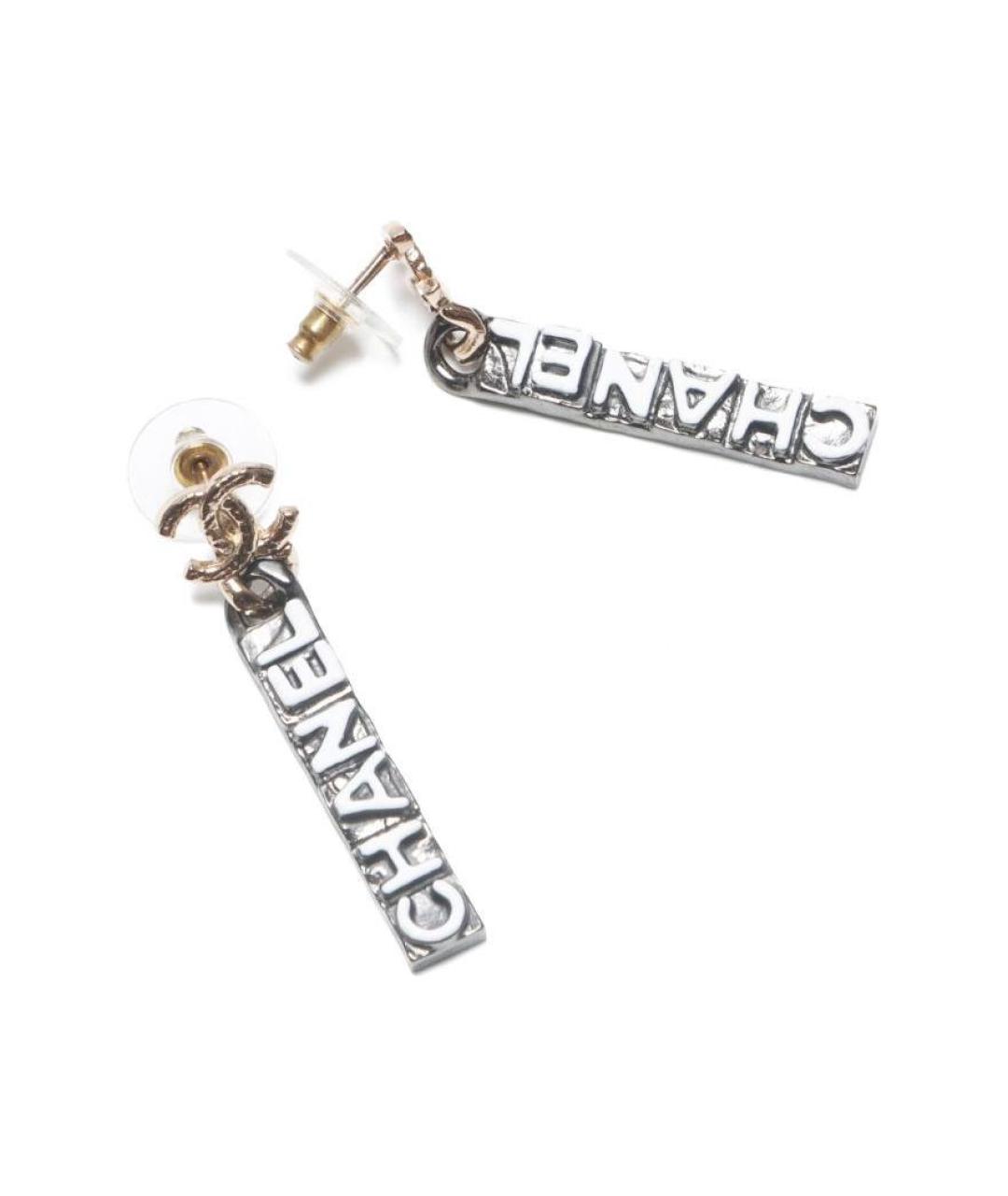 CHANEL Золотые позолоченные серьги, фото 2