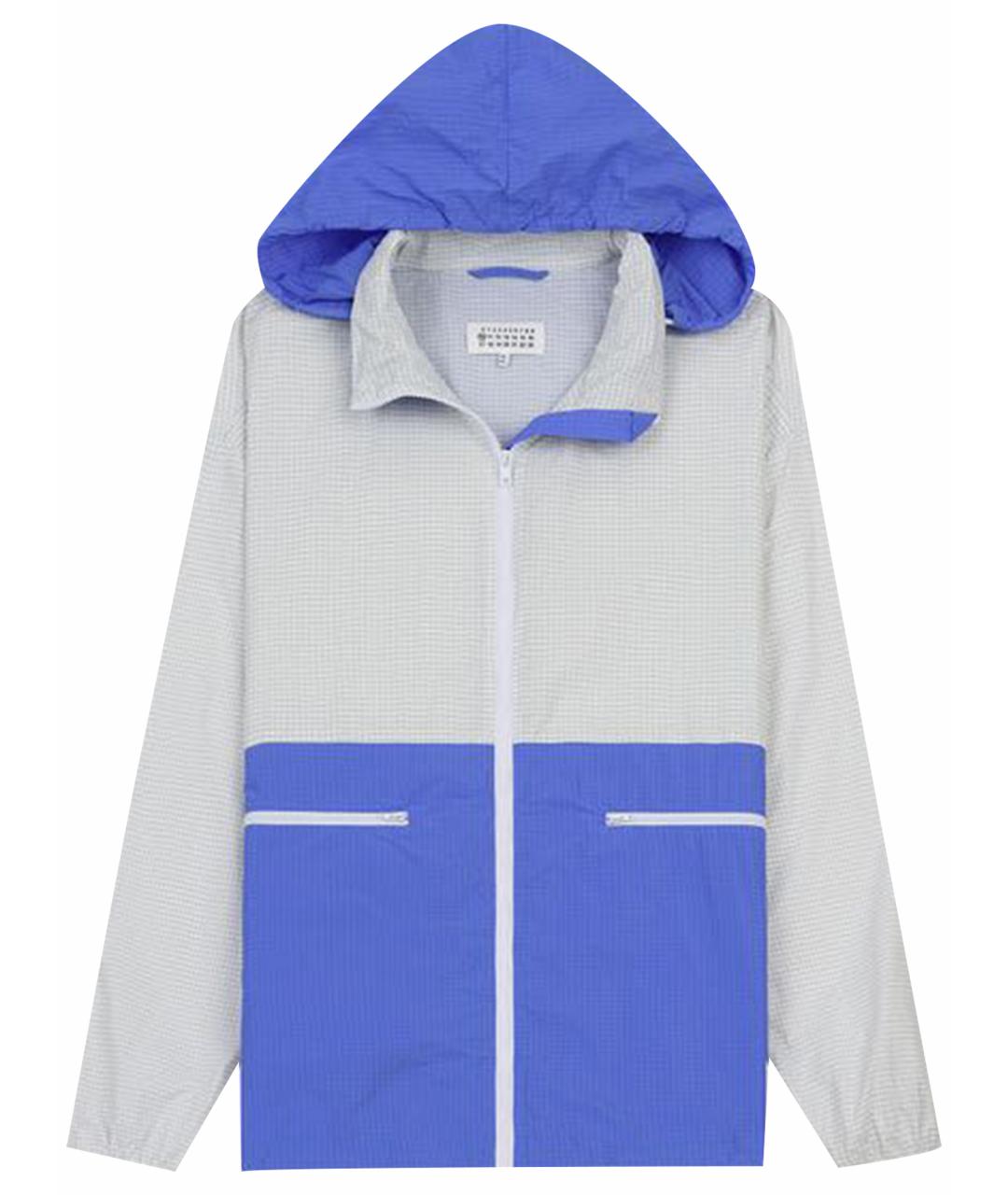 MAISON MARGIELA Голубая полиамидовая куртка, фото 1