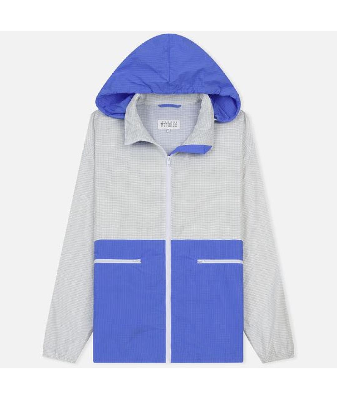MAISON MARGIELA Голубая полиамидовая куртка, фото 9