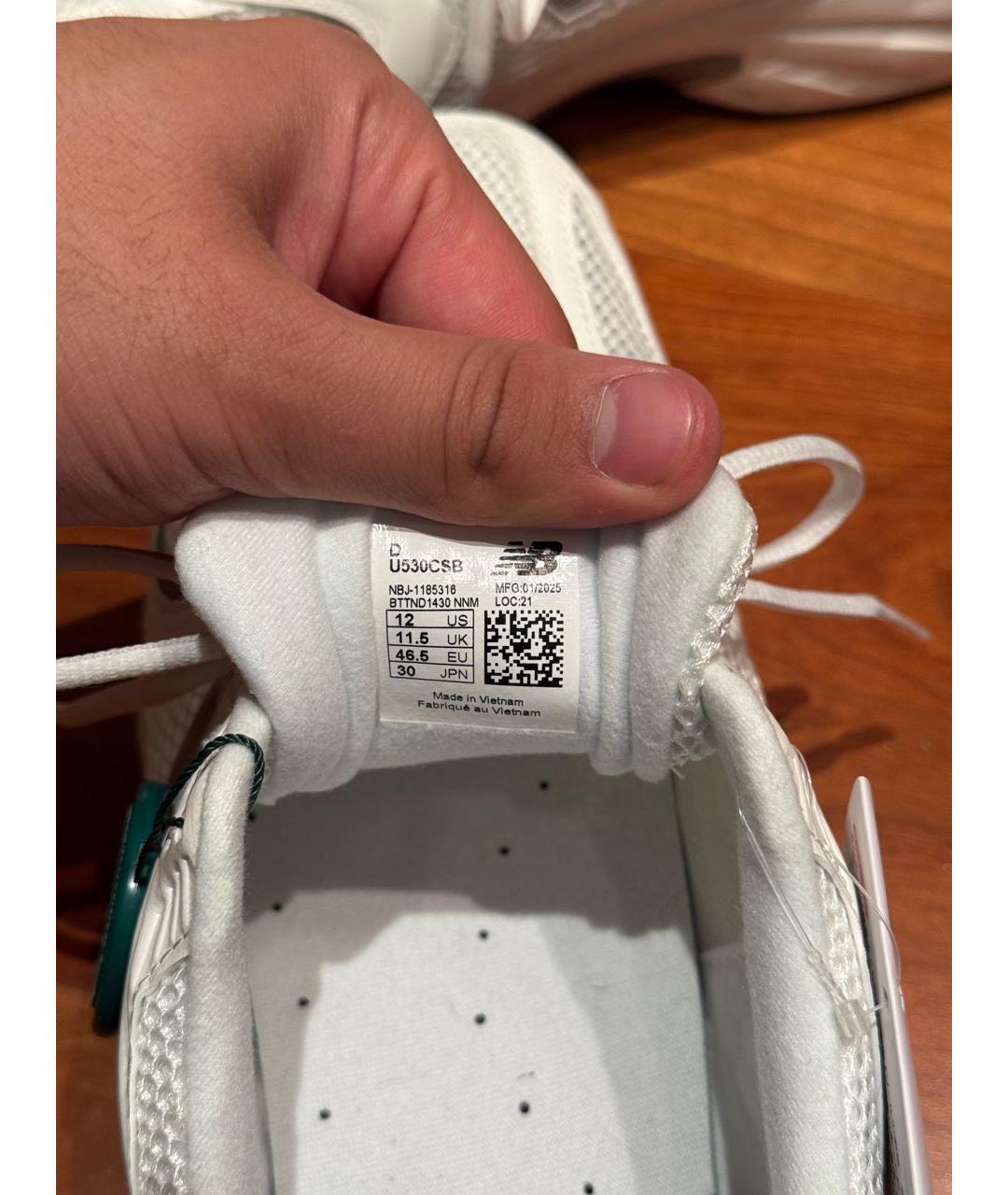 NEW BALANCE Бежевые низкие кроссовки / кеды, фото 8
