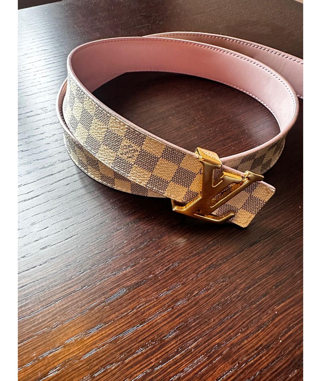 LOUIS VUITTON Белый ремень, фото 5