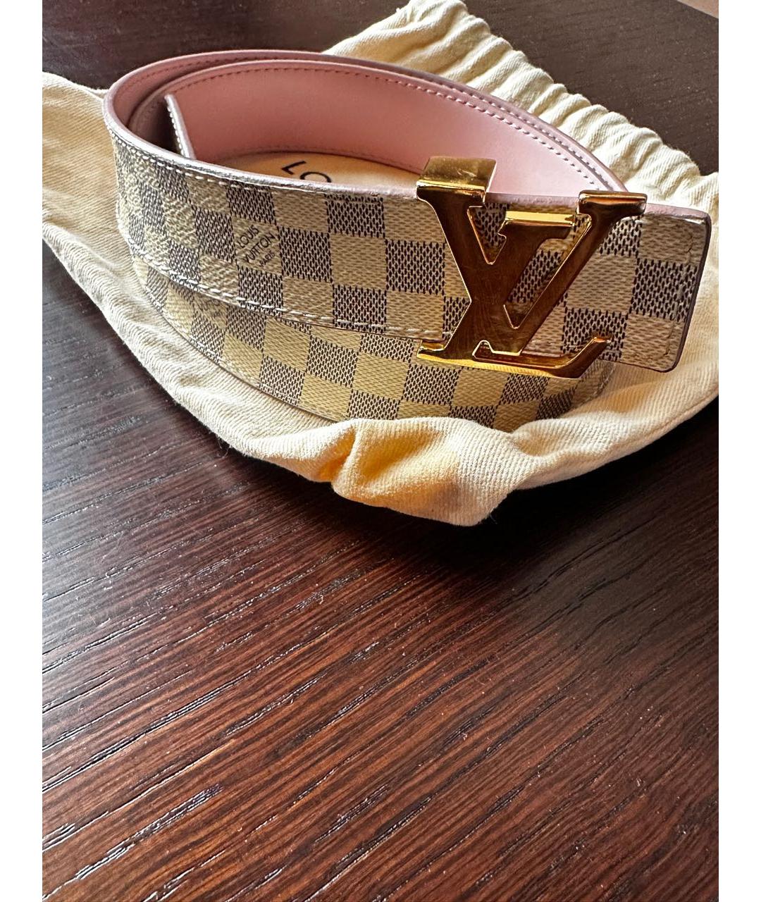 LOUIS VUITTON Белый ремень, фото 2