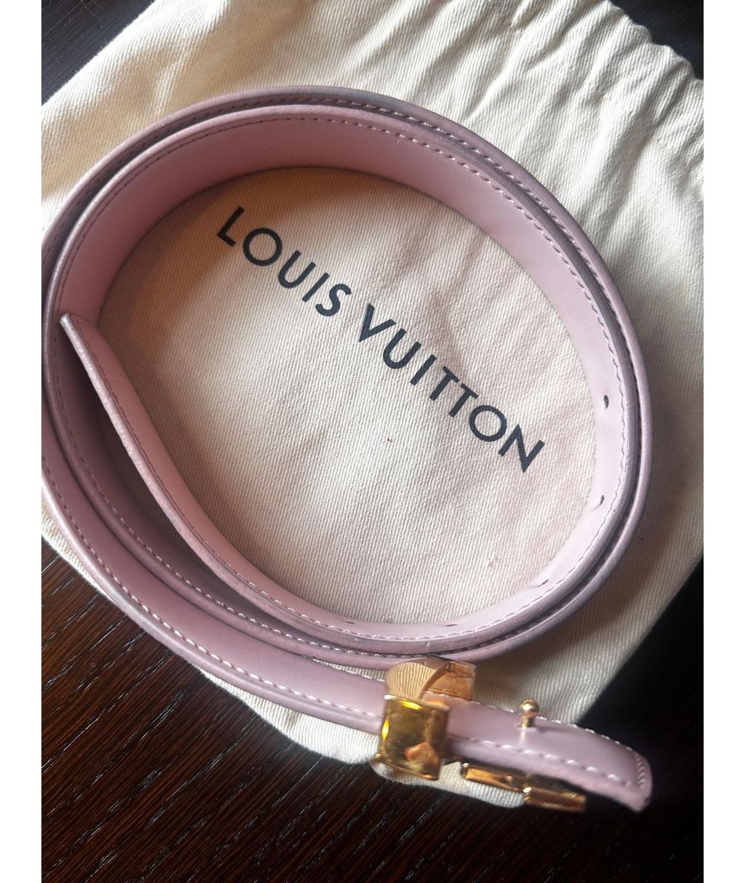 LOUIS VUITTON Белый ремень, фото 3