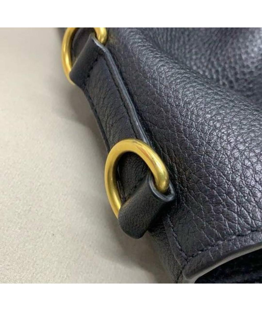 PRADA Черная кожаная сумка тоут, фото 3