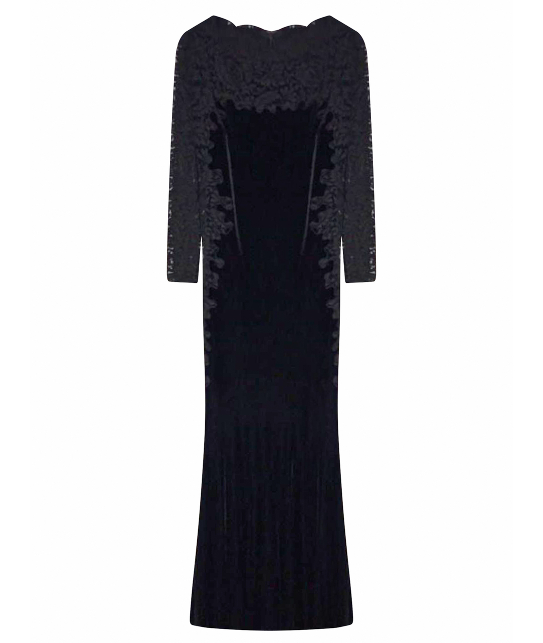 BLUMARINE Черное бархатное вечернее платье, фото 1