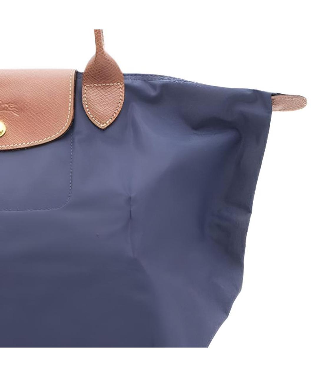 LONGCHAMP Темно-синяя сумка через плечо, фото 5