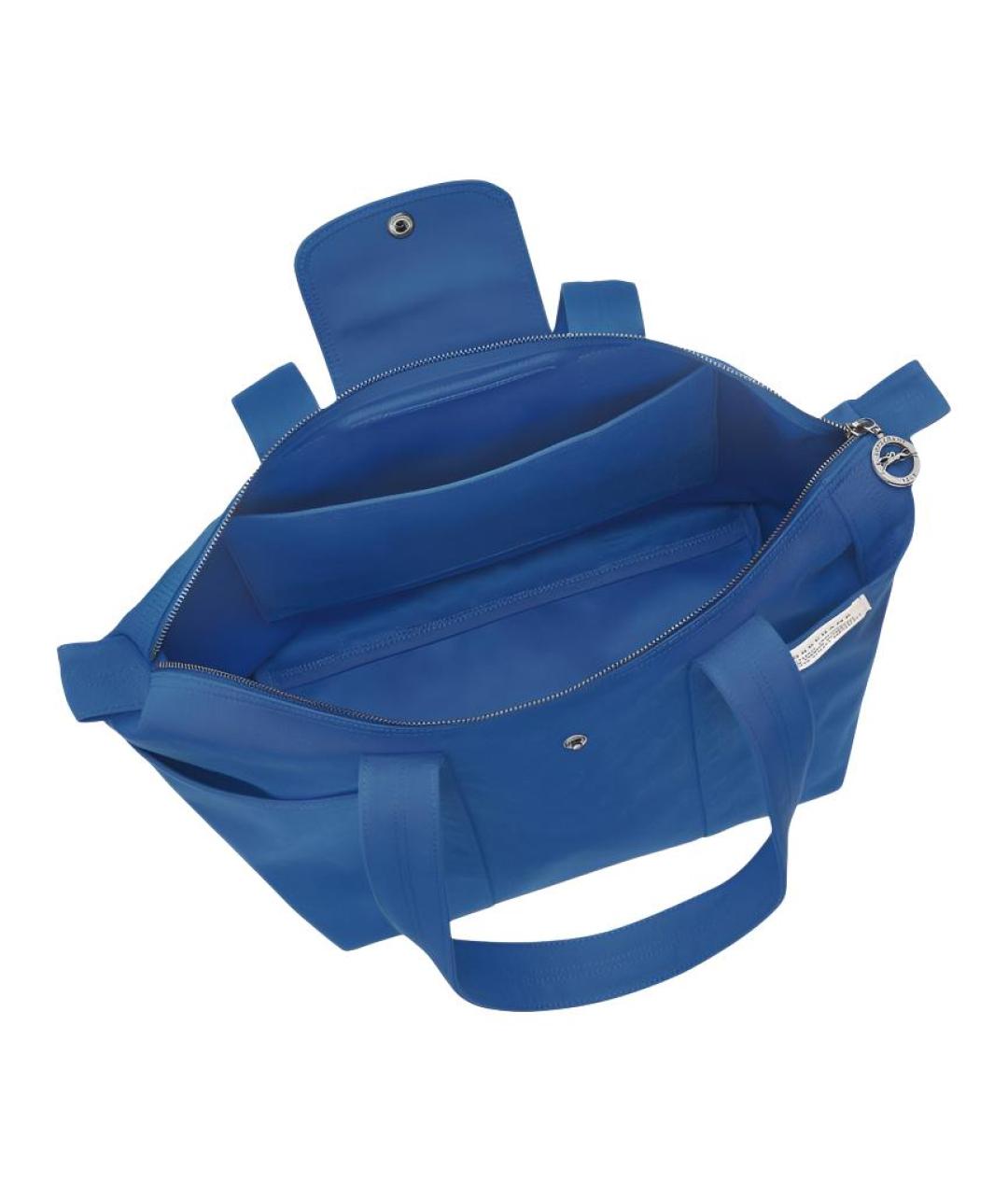 LONGCHAMP Синяя сумка тоут, фото 4
