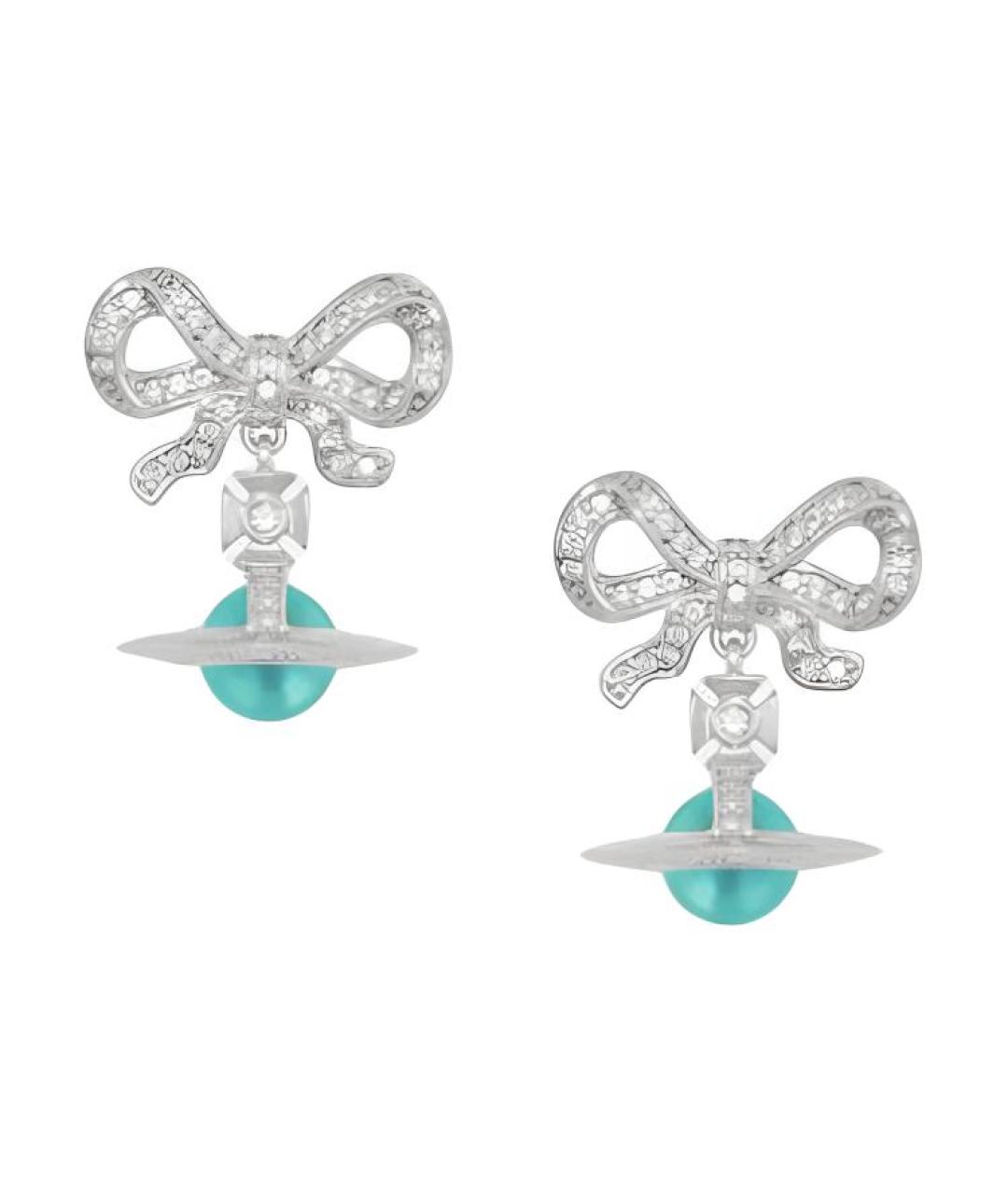 VIVIENNE WESTWOOD Серебряные металлические серьги, фото 1