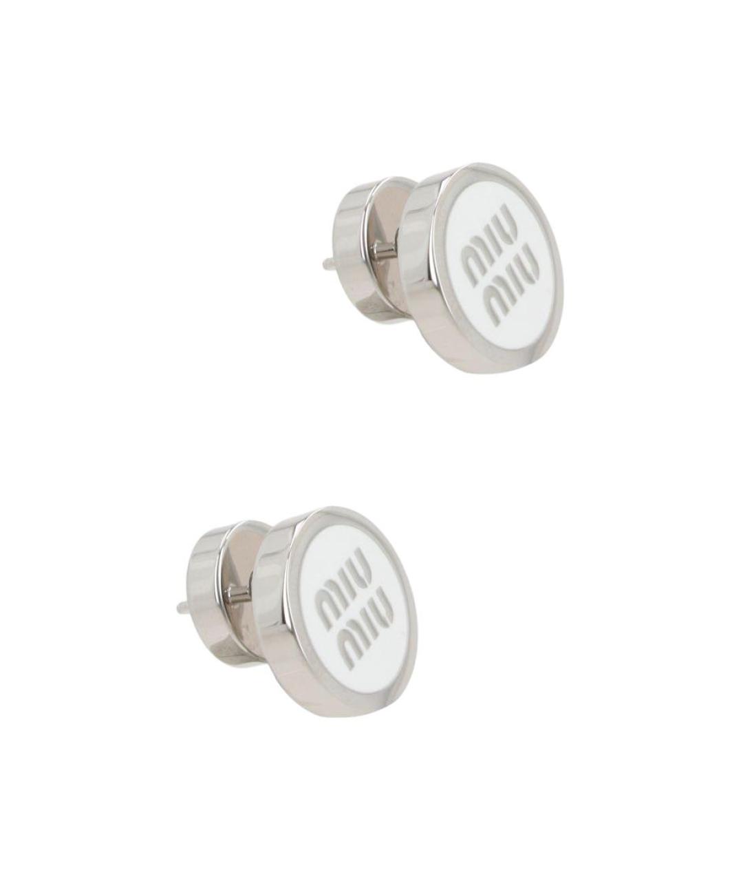 MIU MIU Серебряные серьги, фото 3