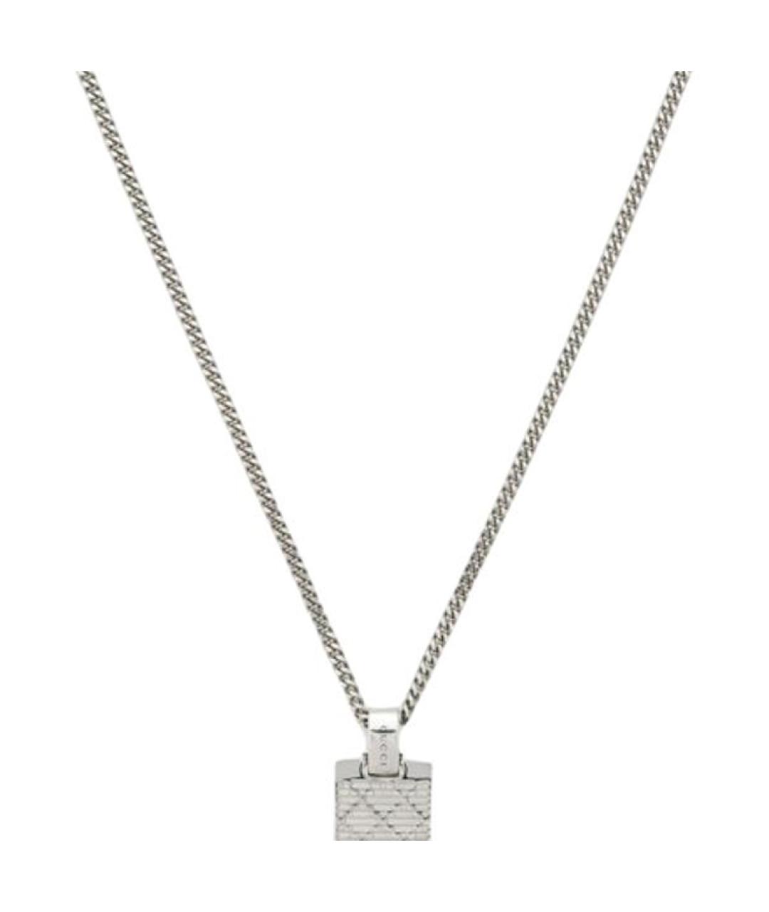 GUCCI Серебряная серебряная подвеска, фото 3